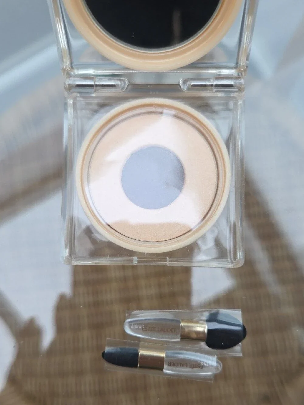Estee Lauder Pure Color Eyeshadow Duo in Cream and Taupe